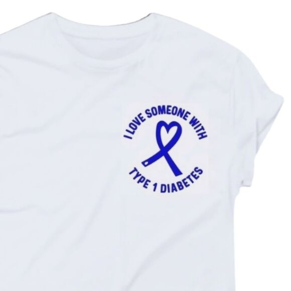 I Love Someone With Type 1 Tee, Sizes S-XXXL - Picture 4 of 7